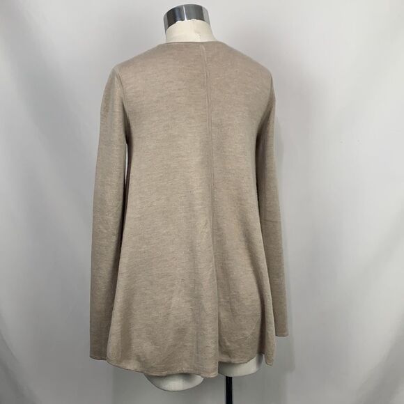 Derek Lam tan silk and cashmere a-line tunic sweater - Picture 8 of 12